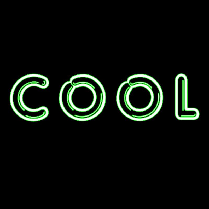 COOL néons verts