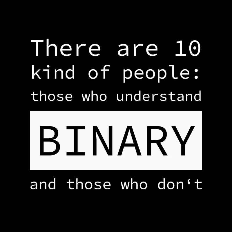 Types of people: Binary