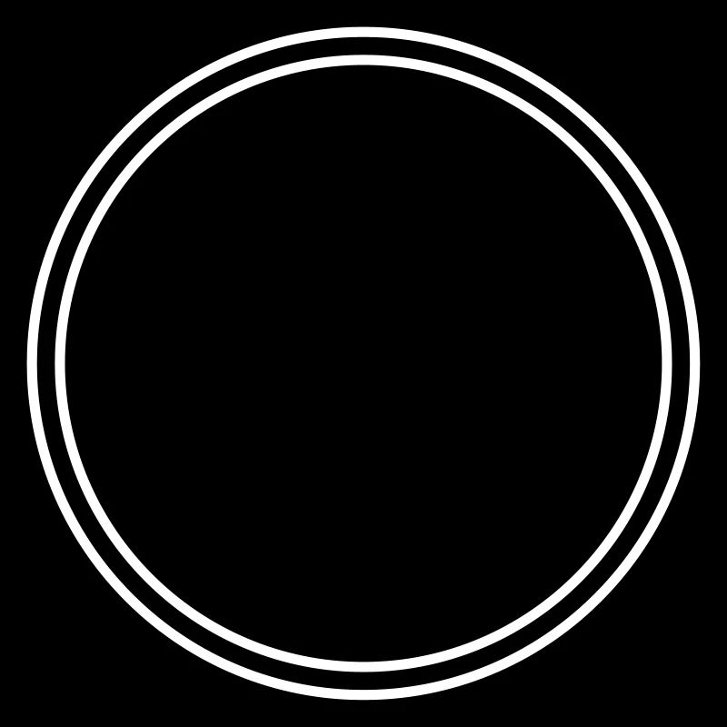 cercle symbole vide icon