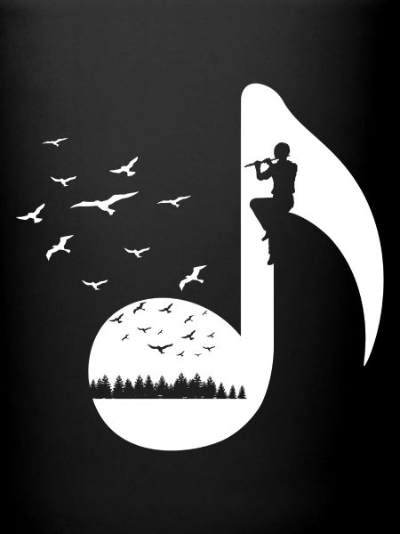 Oiseaux rétro flûtes