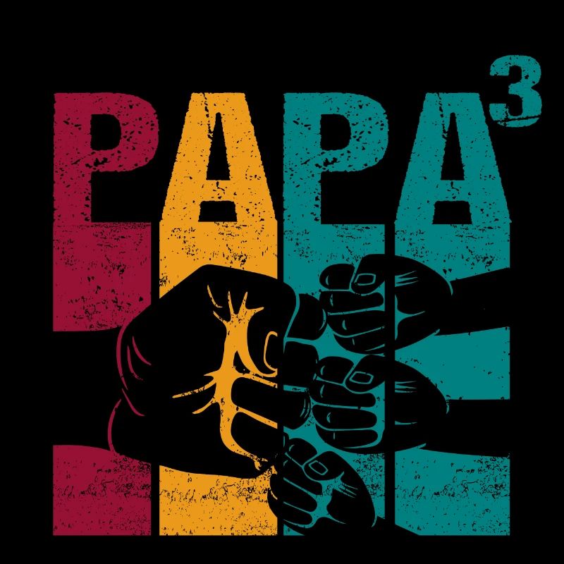 Papa Vater von 3 Kinder Kindern