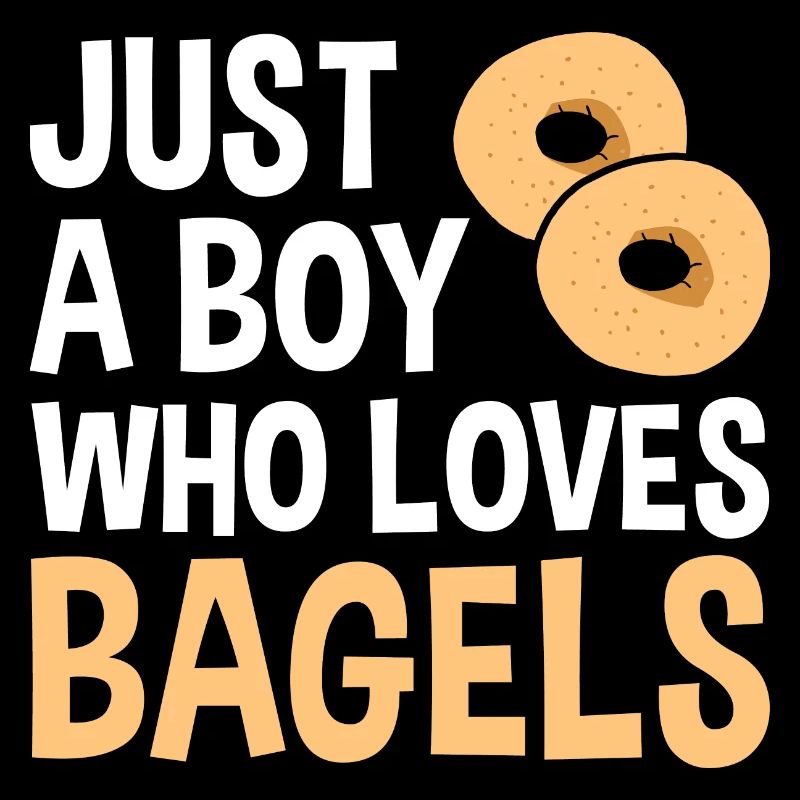 Bagel Spruch Geschenk