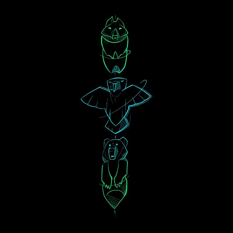 Animal-totem sketch