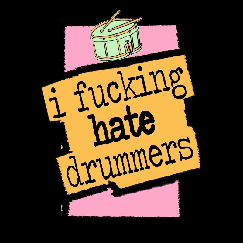 I hate drummers cartoon