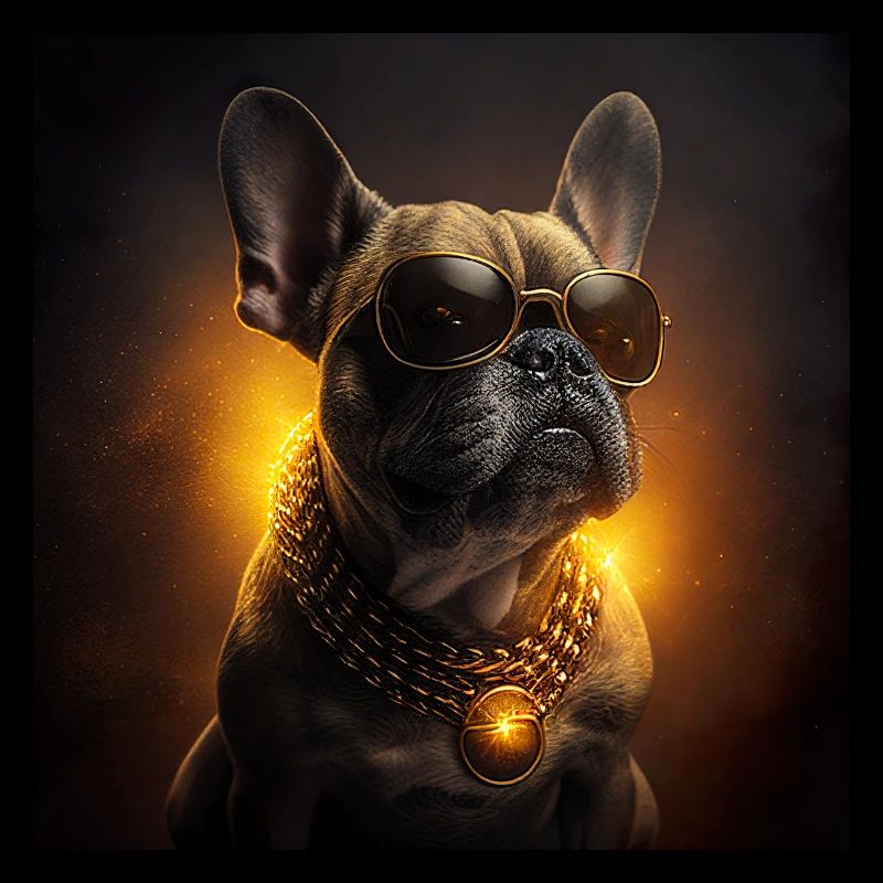 Bouledogue français « Bitcoin »