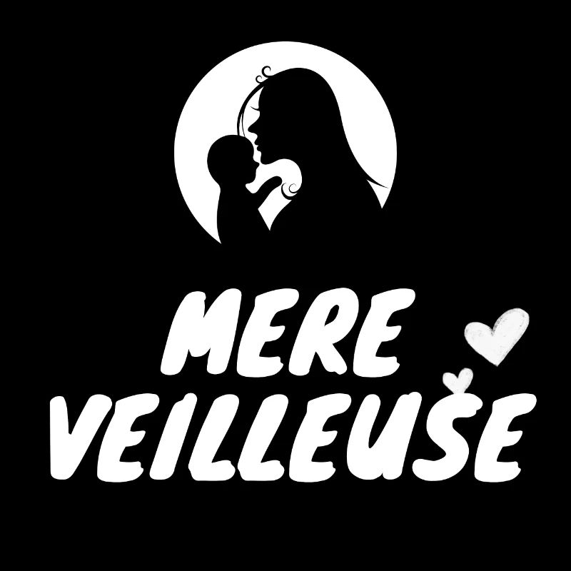Mère veilleuse tendre