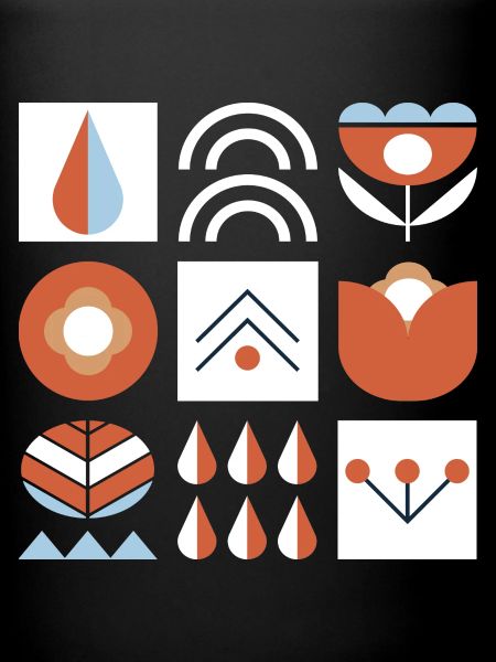 Geometric Nature Graphic