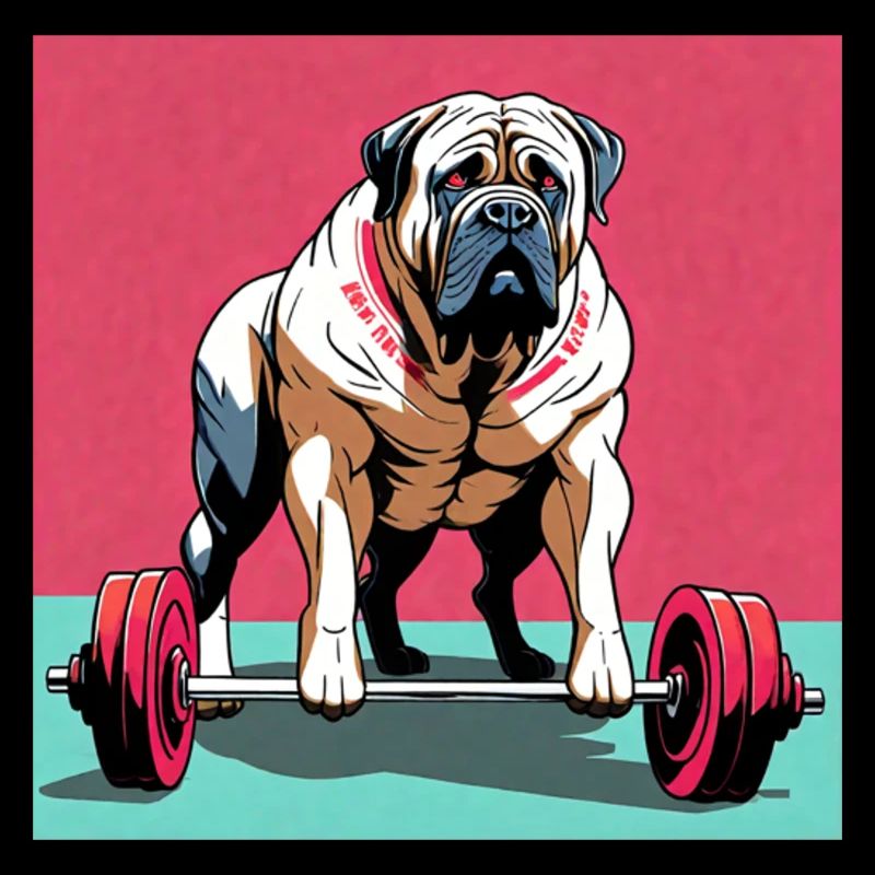 Mastiff Gewichte heben