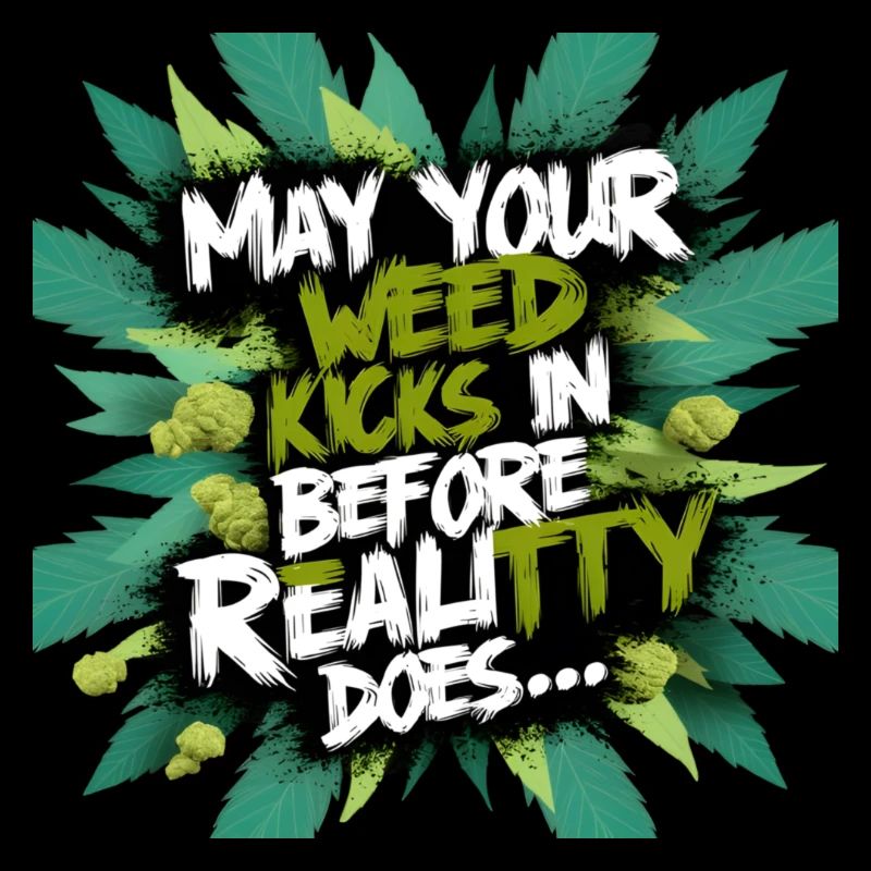 May Your weed kicks in Before Realitty Does