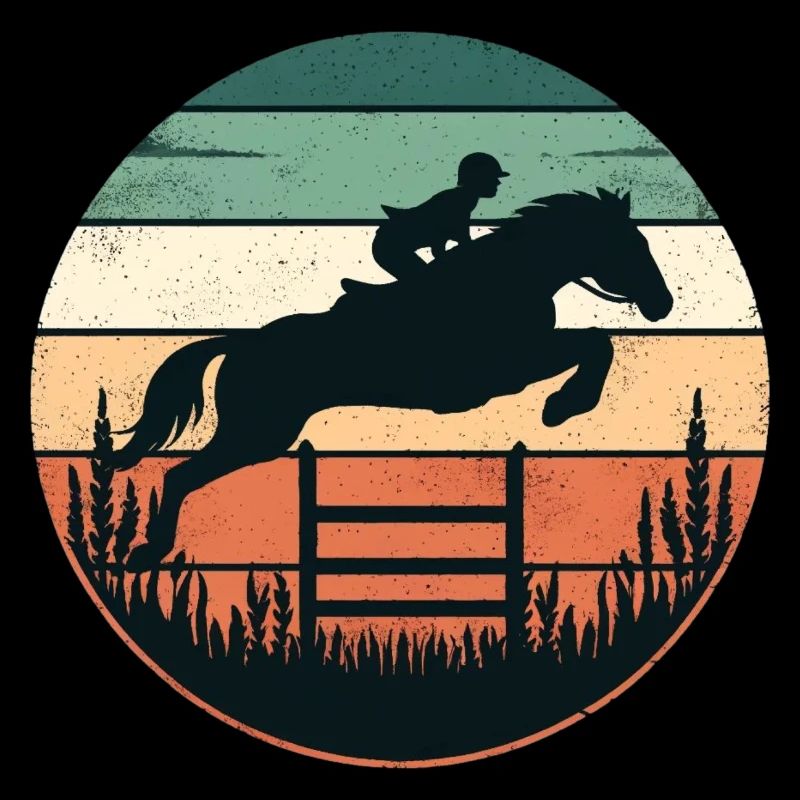 Cavalier d’équitation Cheval