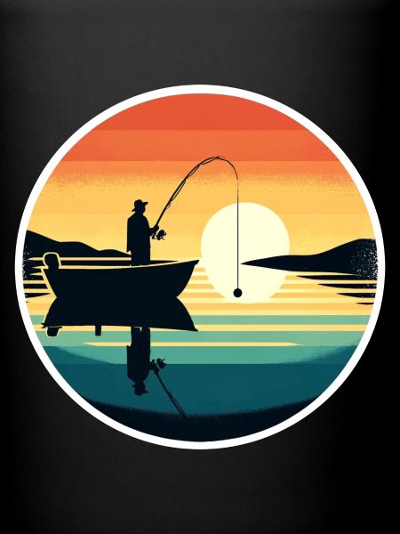 Pêcheur rétro