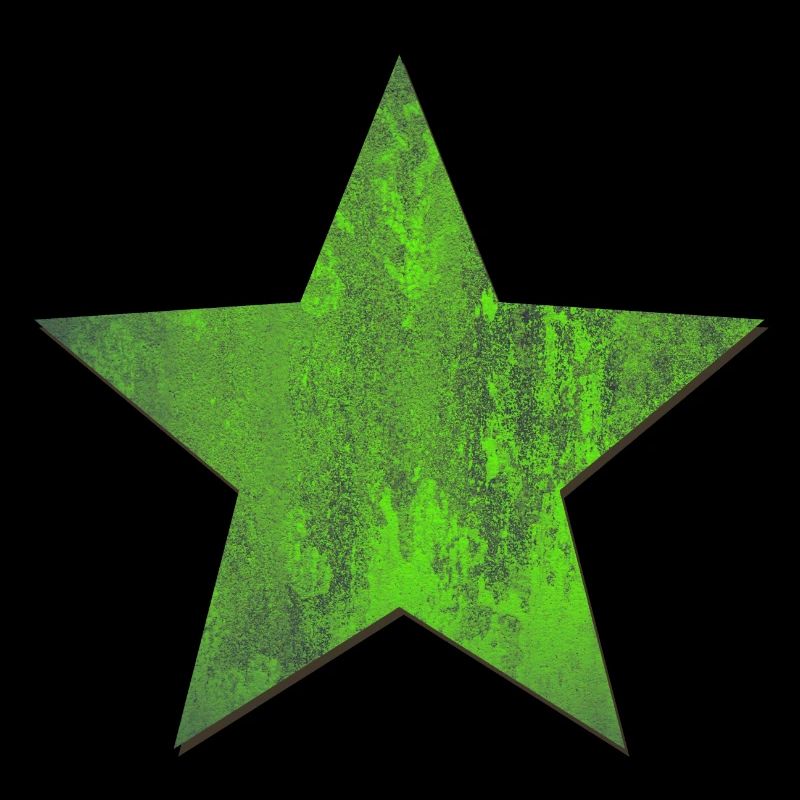 Étoile verte 5 cinq