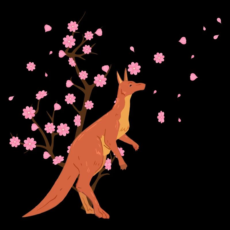 Fleur de cerisier Kangourou Japonais Sakura Fleur