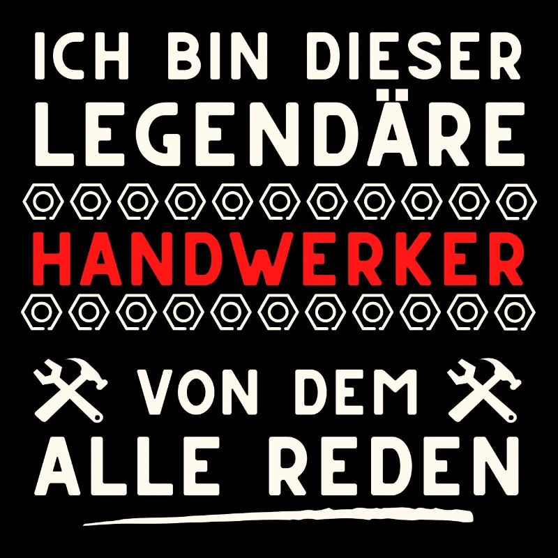 legendäre handwerker spruch geschenk idee