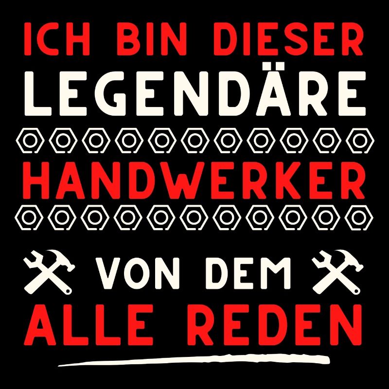 legendäre handwerker spruch geschenk idee