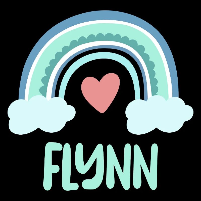 Flynn Name Regenbogen Baby