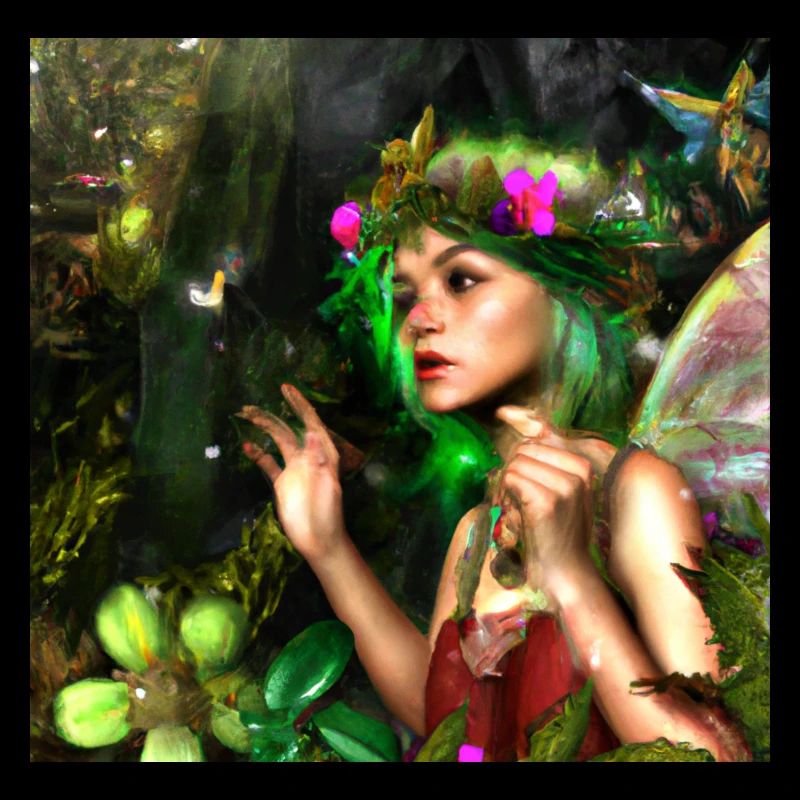 Elfen Mädchen im Wald