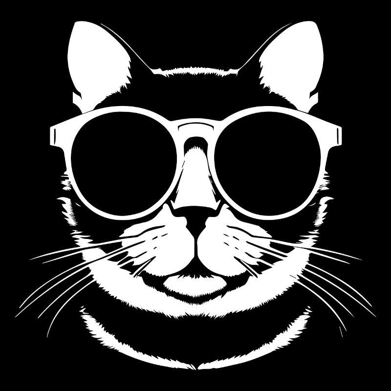 Lustige Katze mit Sonnenbrille Kätzchen Sonnenbrille Katzen