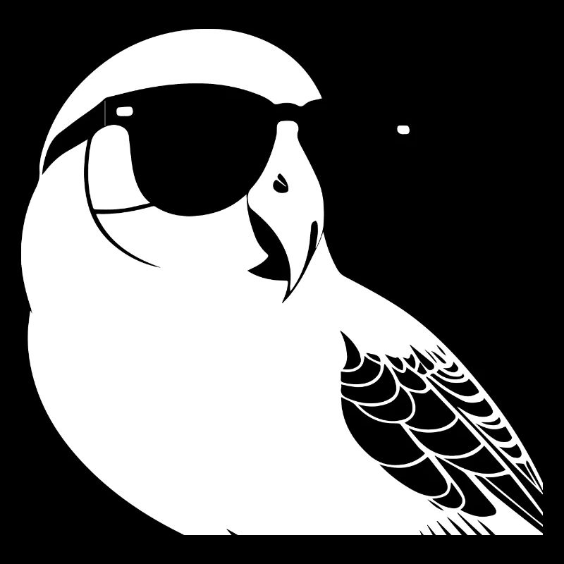 Funny Bird Wearing Sunglasses Cool Bourke's Parak