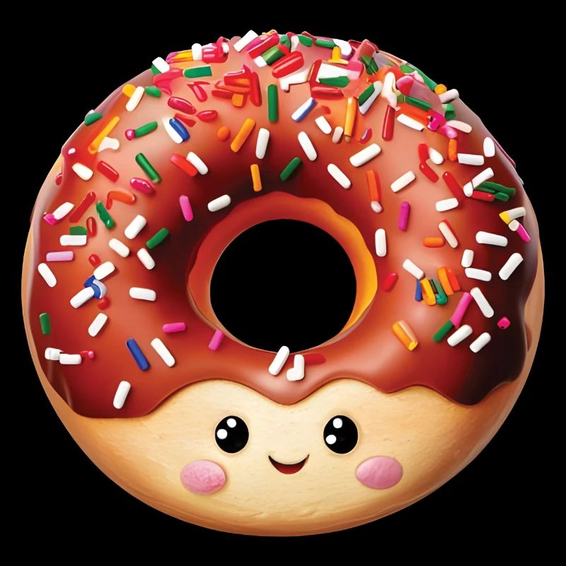 Glücklich Donut
