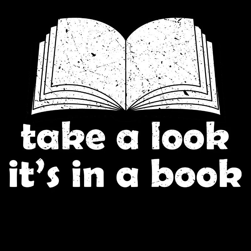 take a Look it's in a Book Graphic