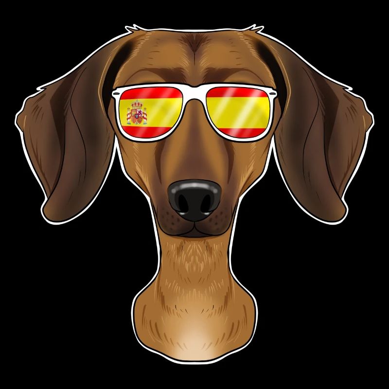 Dachshund I Spain Sunglasses I Spanish Flag