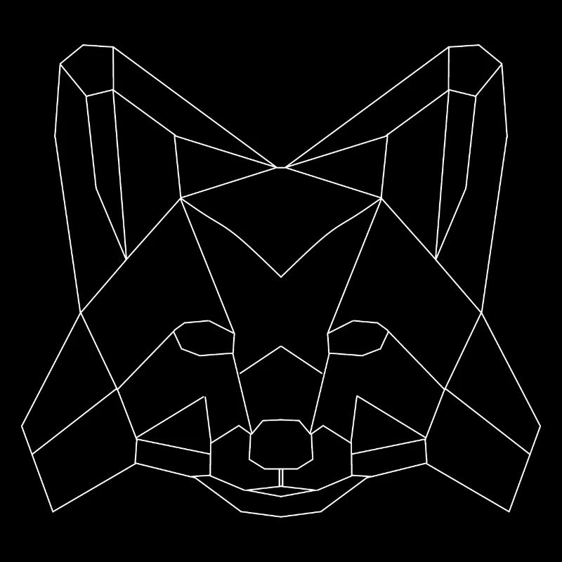 Fuchs Polygone weiss