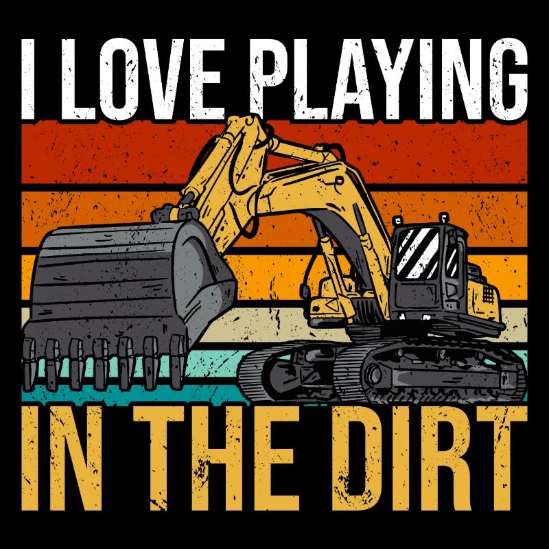 Bagger Fahrer Bagger Bagger