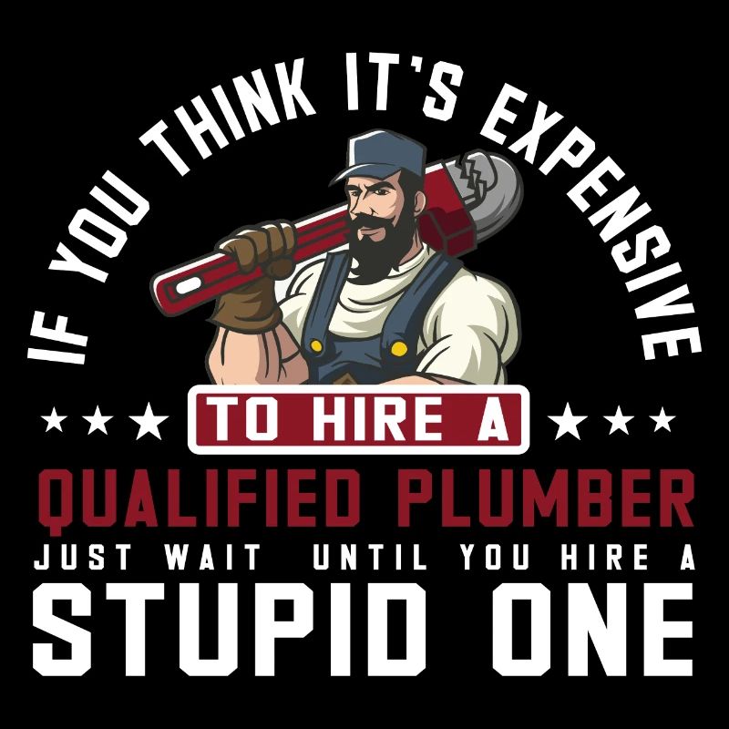 Handwerker Installateur Spruch Klempner