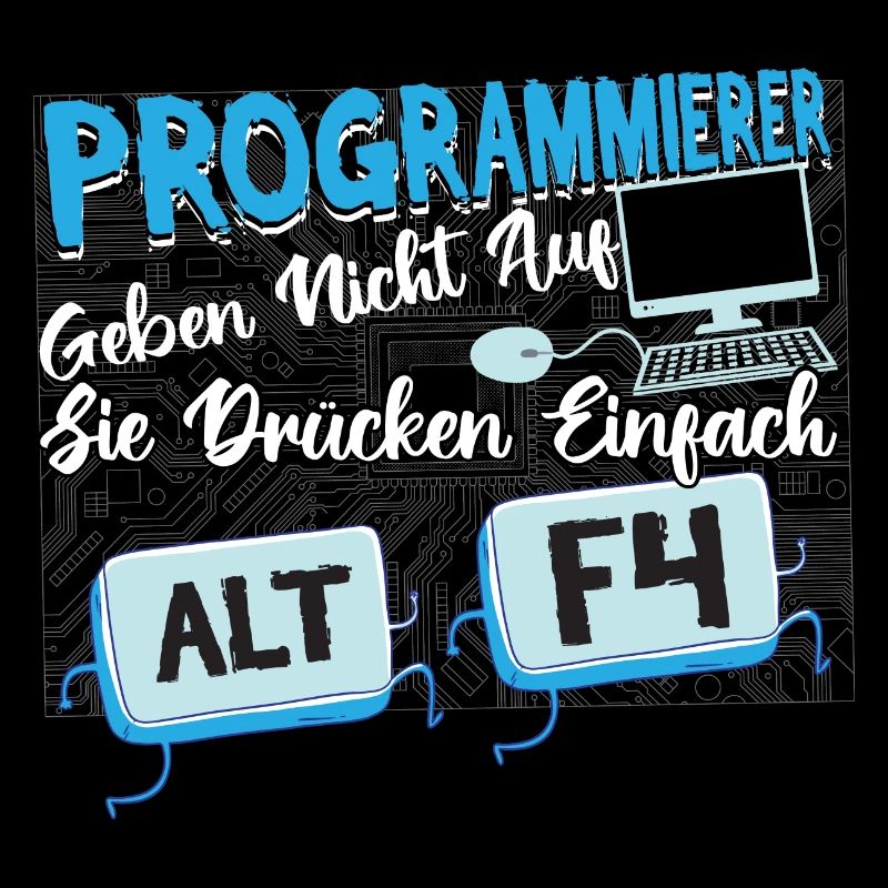 Programmierer Informatiker geben nicht auf