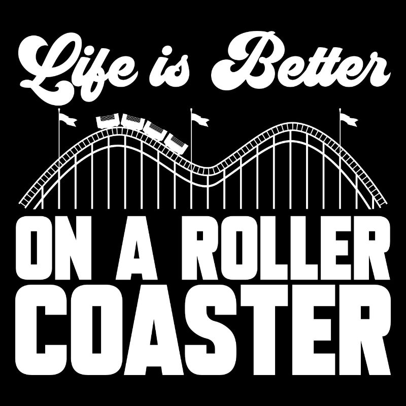 Achterbahn Rollercoaster Freizeitpark