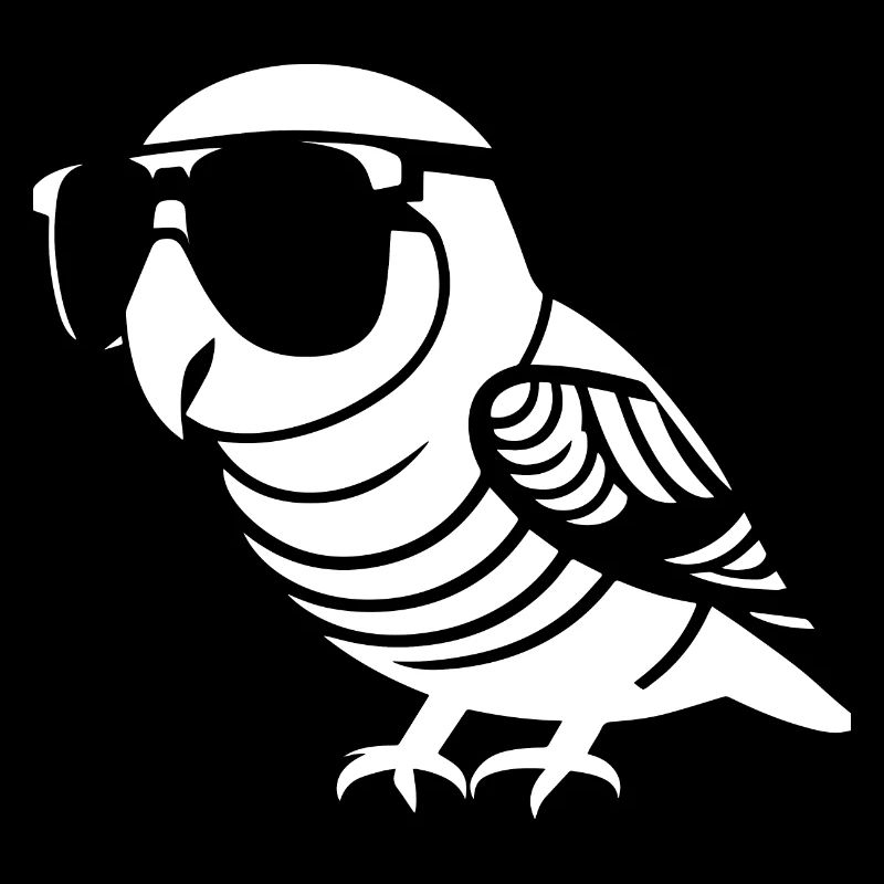 Funny Bird Wearing Sunglasses Cool Bourke's Parak