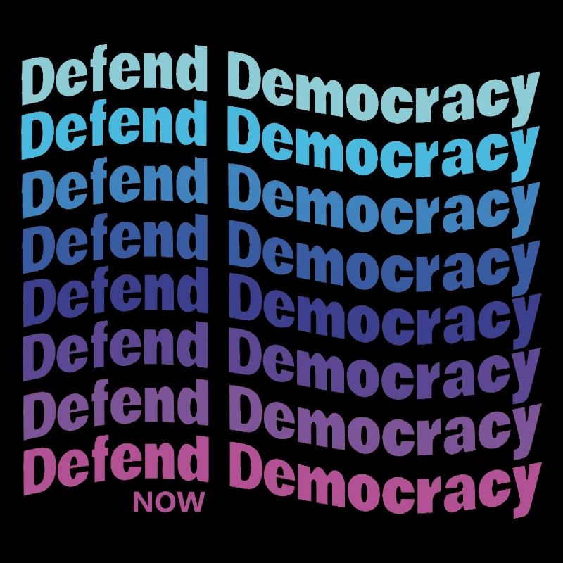 Defend Democracy Farbverlauf