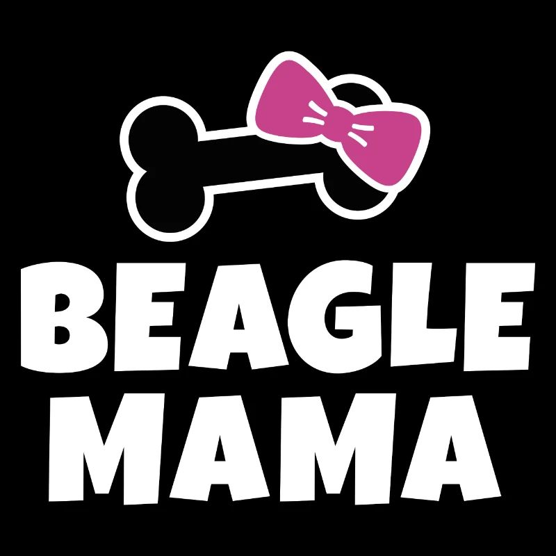 Beagle Mama Schleife