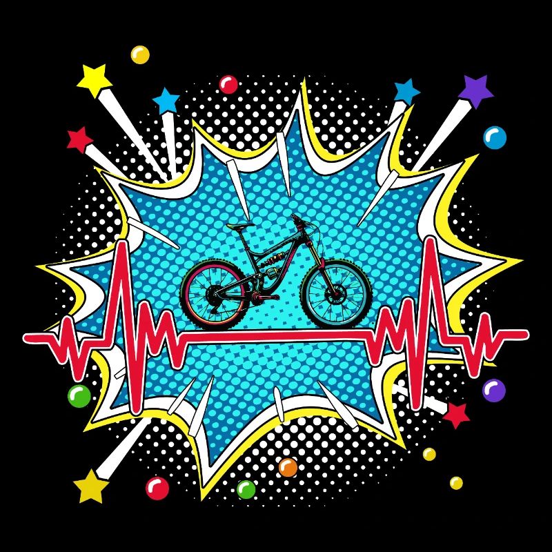 Pferd Pop Art Comic Retro Herzschlag