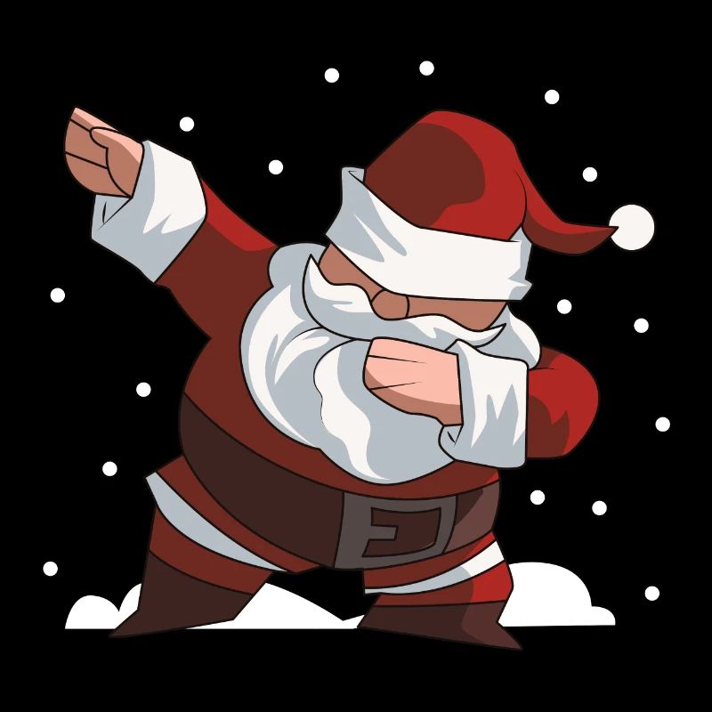 Dabbing Weihnachtsmann dab
