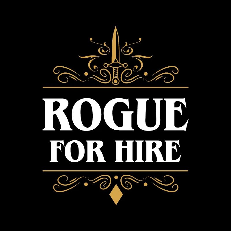 Rogue For Hire Character Player Class RPG