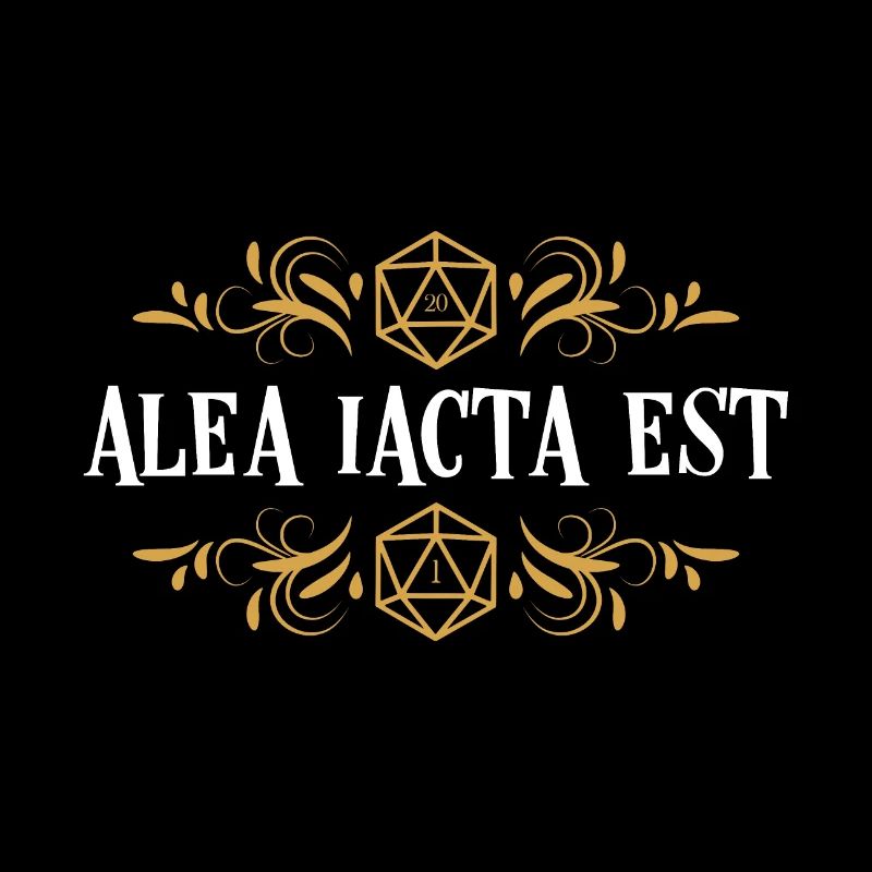 Alea Iacta Est Polyhedral D20 Dice