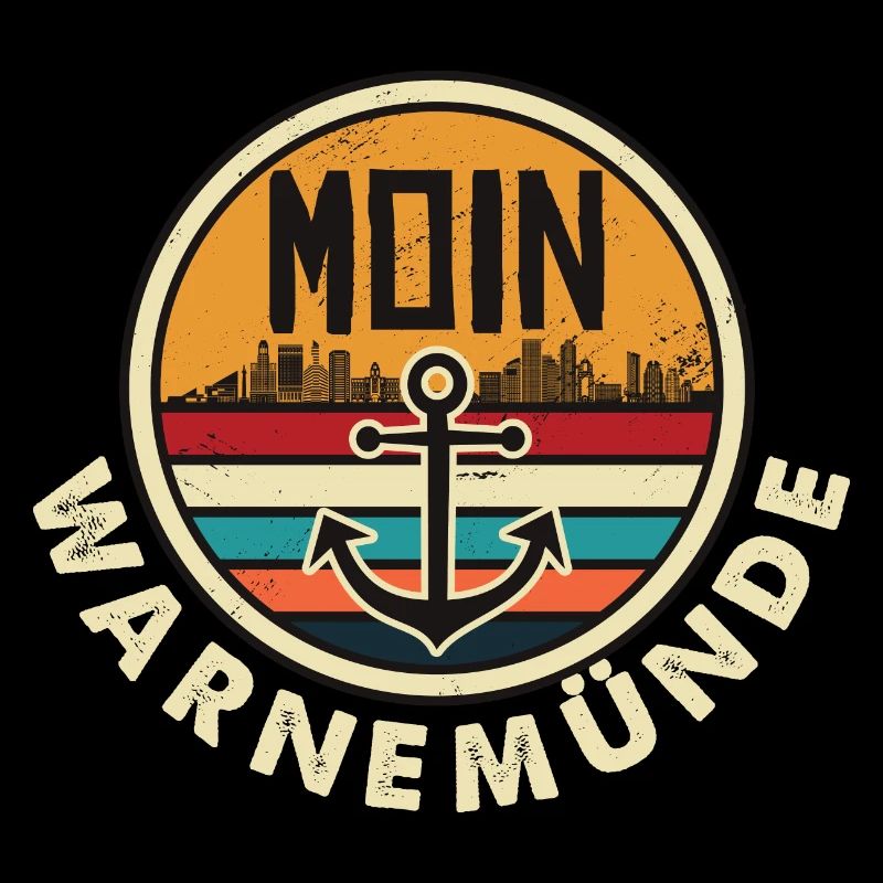 MOIN Warnemünde Ostsee mit Leuchtturm