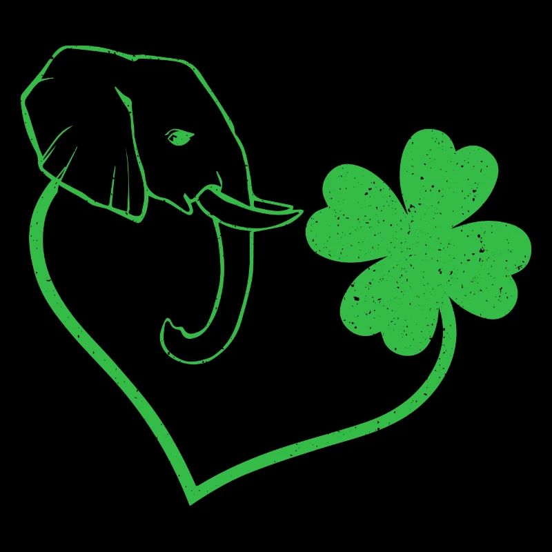 Eléphant Cloverleaf Coeur Cloverleaf