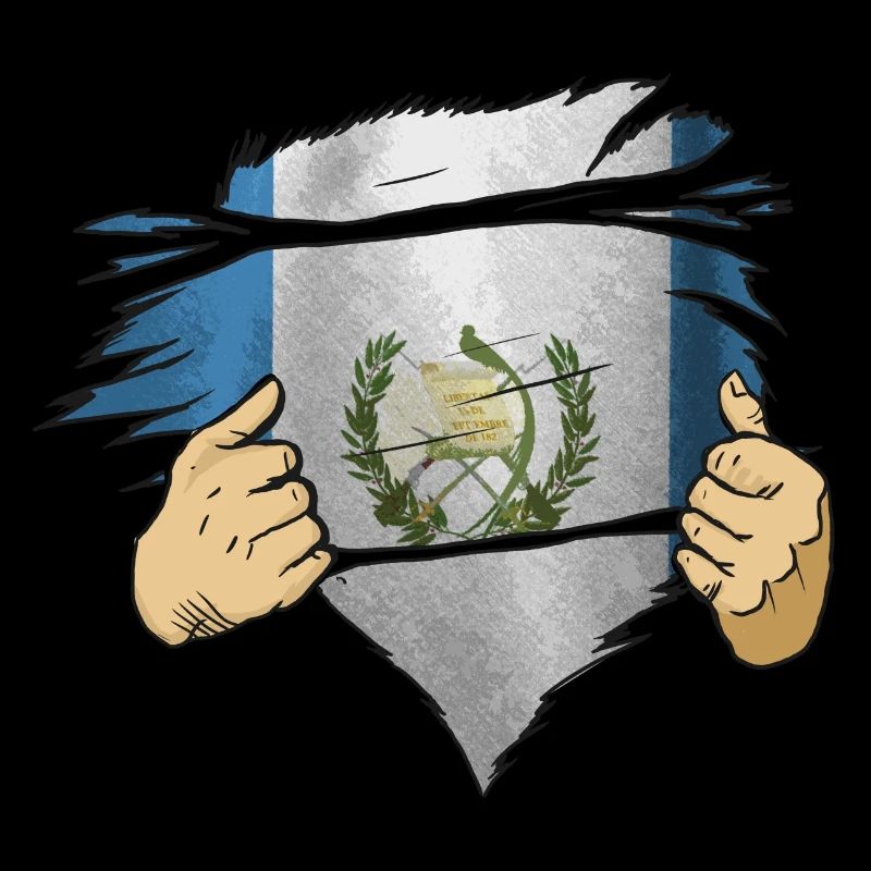 Guatemala Guatemalan Flag DNA I Gift