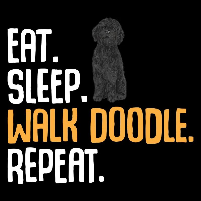 Chien Doodle Black Goldendoodle