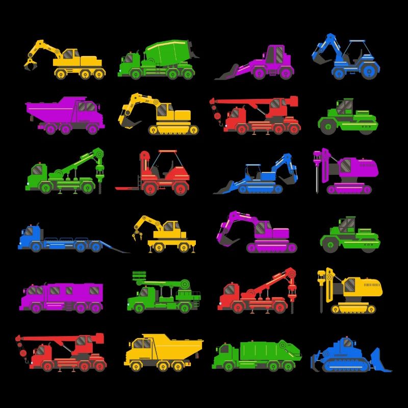 Children's excavator construction machinery for small construction workers
