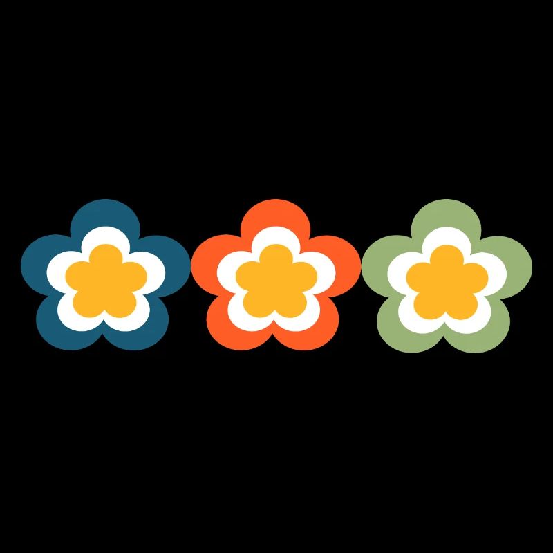70s Flower Pattern
