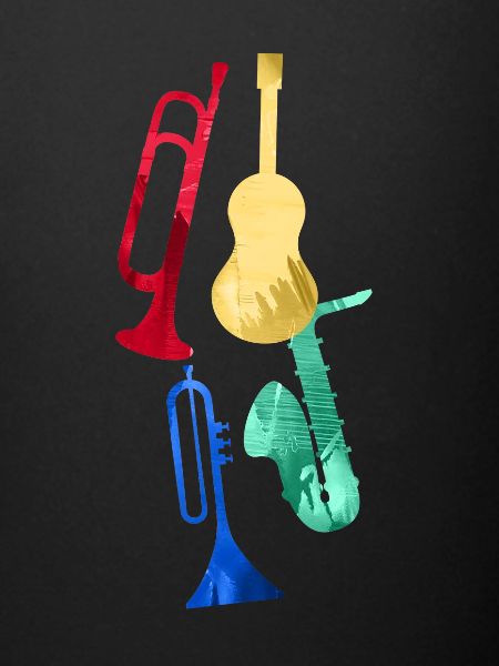 Jazz,Instruments,Trompette,Guitare,Saxophone