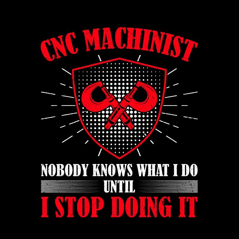 Mechanic CNC operator CNC milling cutter