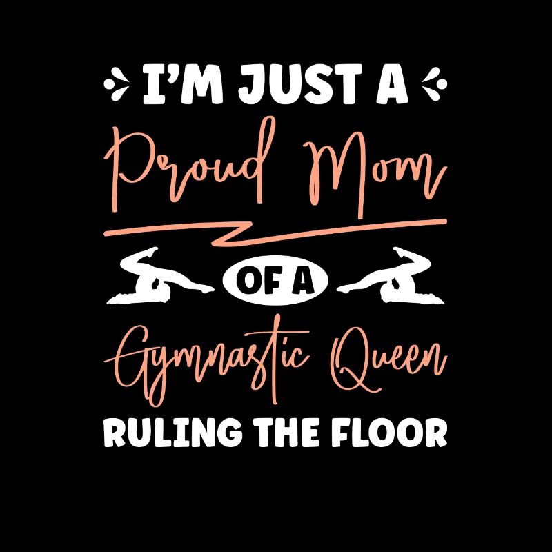 Proud gymnastics mom