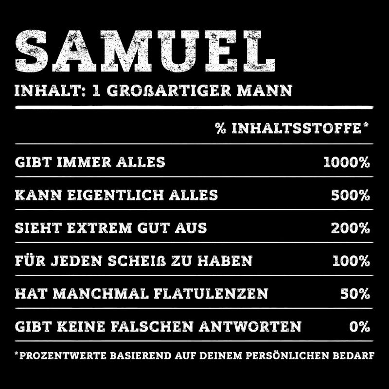 Samuel Großer Mann Prénom