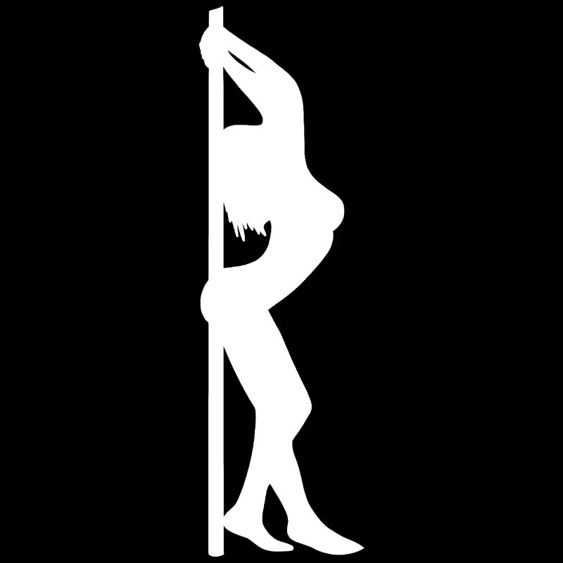 Pole Dance Silhouette Danseuse Bar Dancing Femme