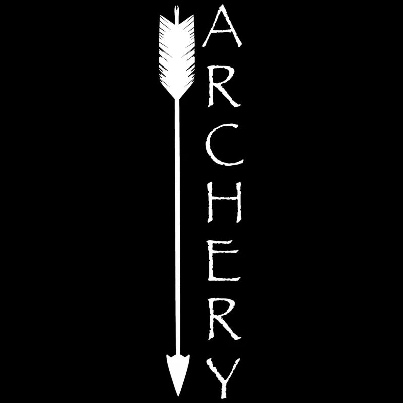 Archery Archer Motif Shirt Bow